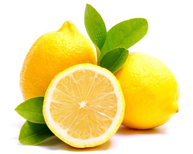 удаление пятен лимоном