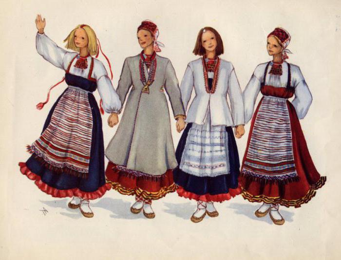 what does the national costume of Karelians look like