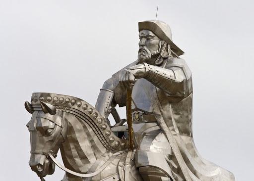 Monument to Genghis Khan in Mongolia