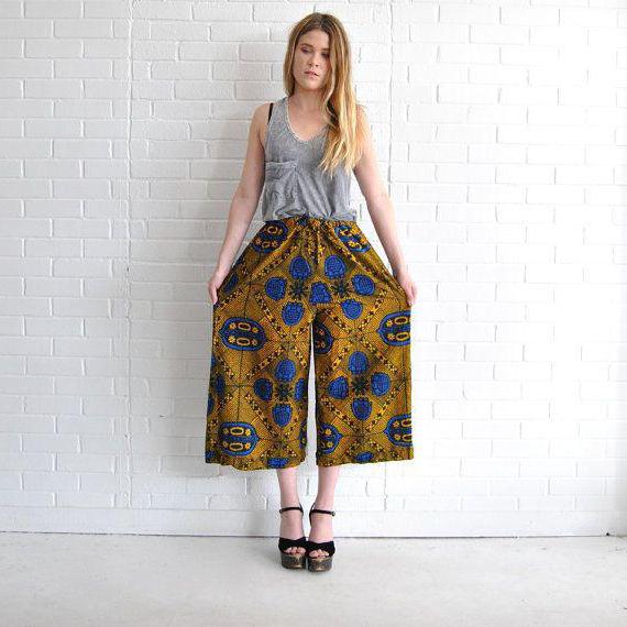 fashionable culottes