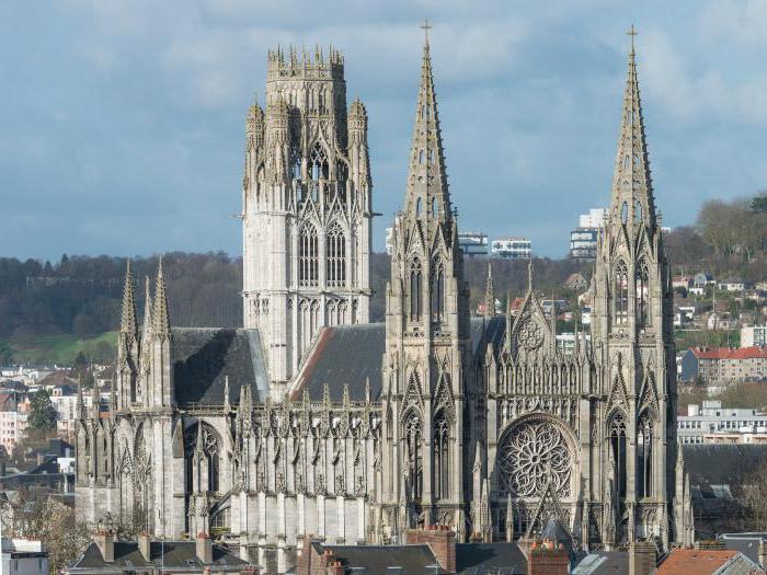 Rouen city in France