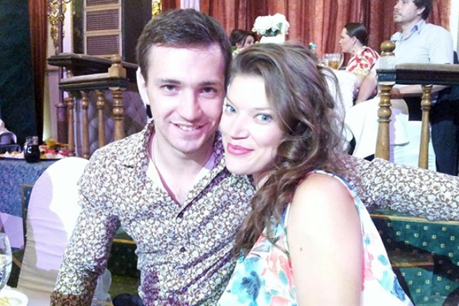 Evgeny Shirikov with his wife