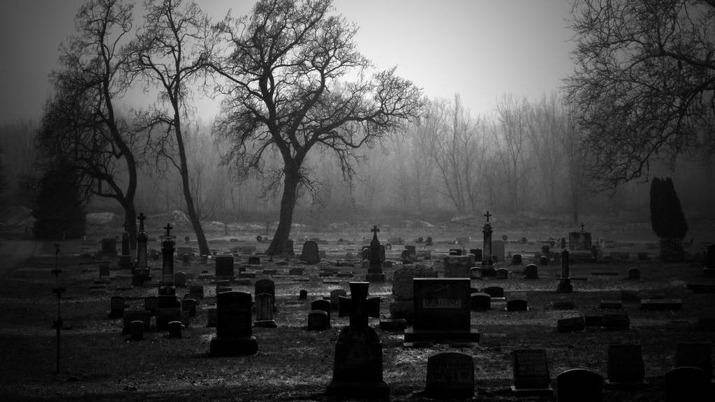 мрачное кладбище во сне