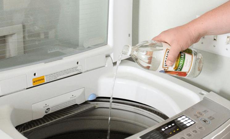 How to clean a washing machine with vinegar?