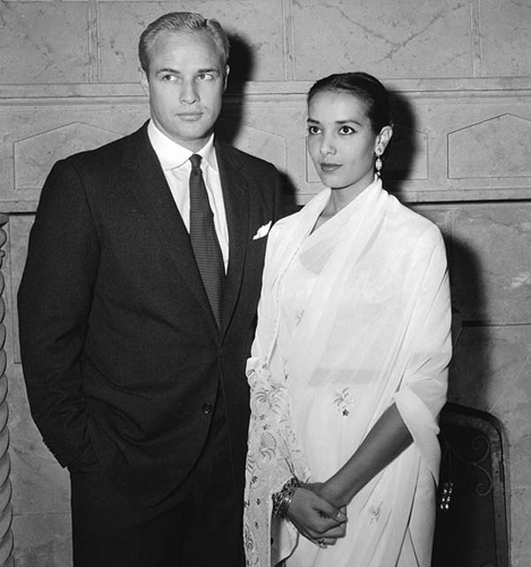 Марлон Брандо с первой женой