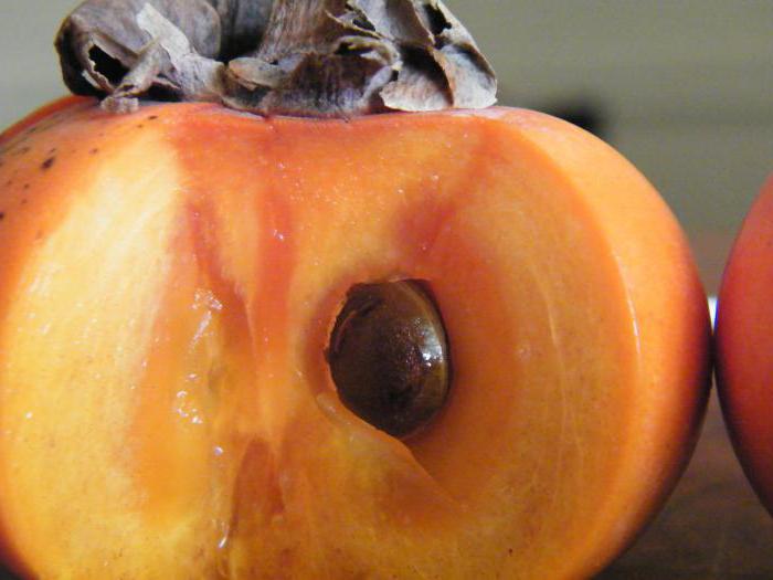 persimmon from the bone at home