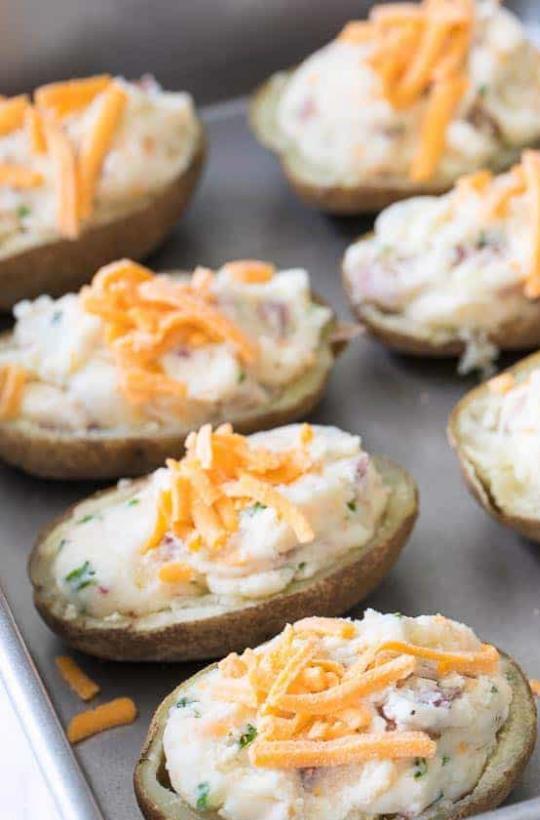 stuffed potato boats