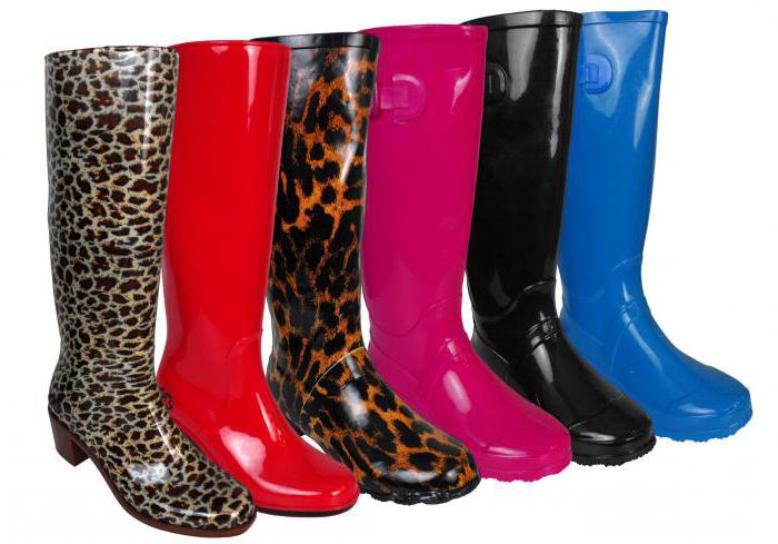 wedge trendy rubber boots and ankle boots