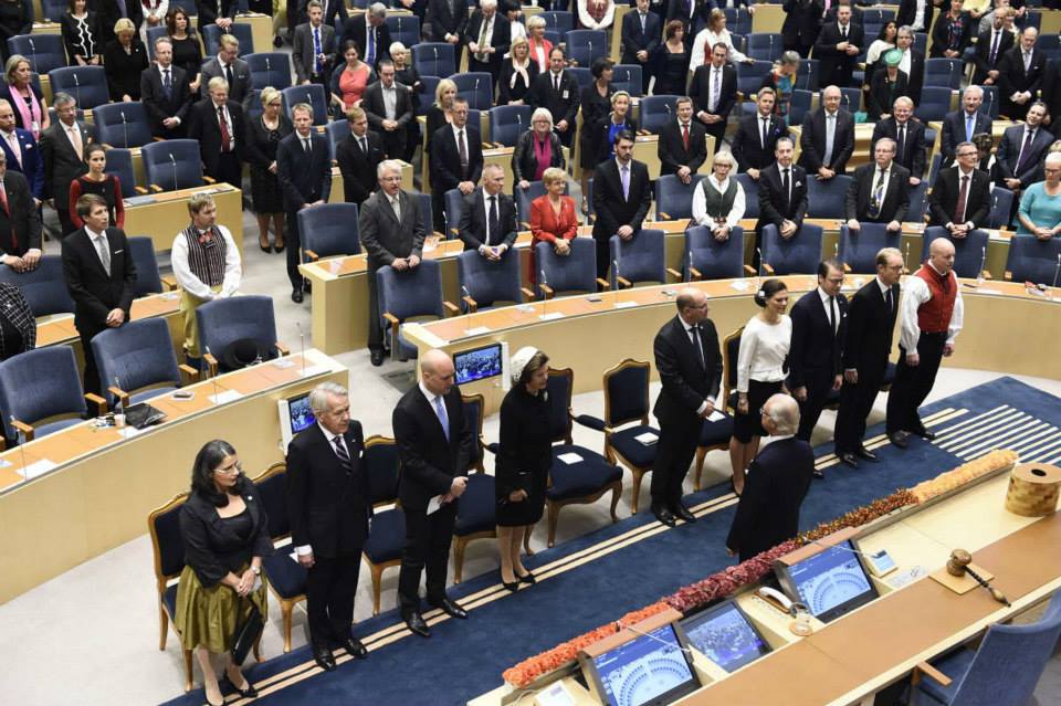 Заседание парламента Швеции