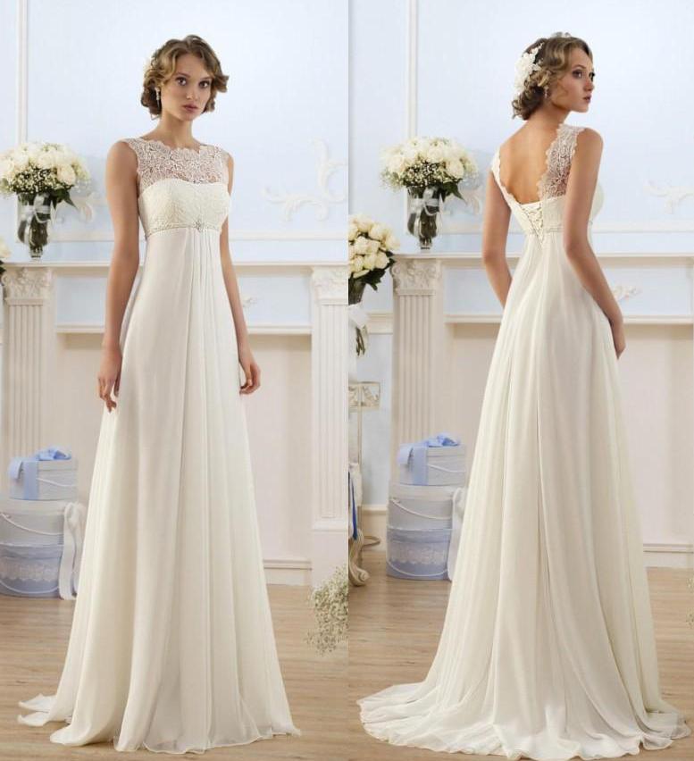 High Waist Wedding Dress