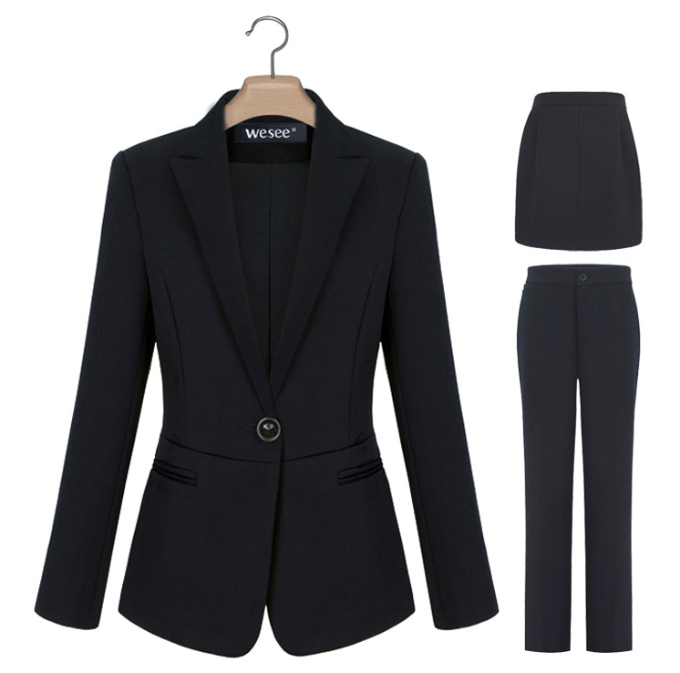 Suit skirt, trousers and jacket