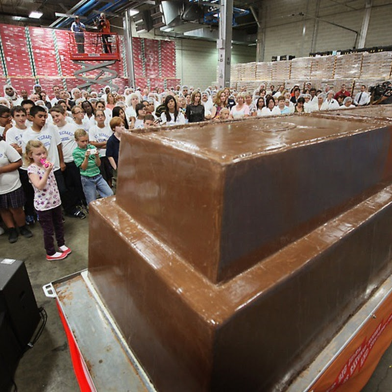 The biggest chocolate bar in the world photo