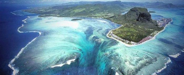 Mauritius waterfall