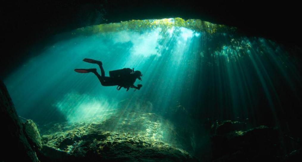 Angelita - an unusual cenote in Mexico