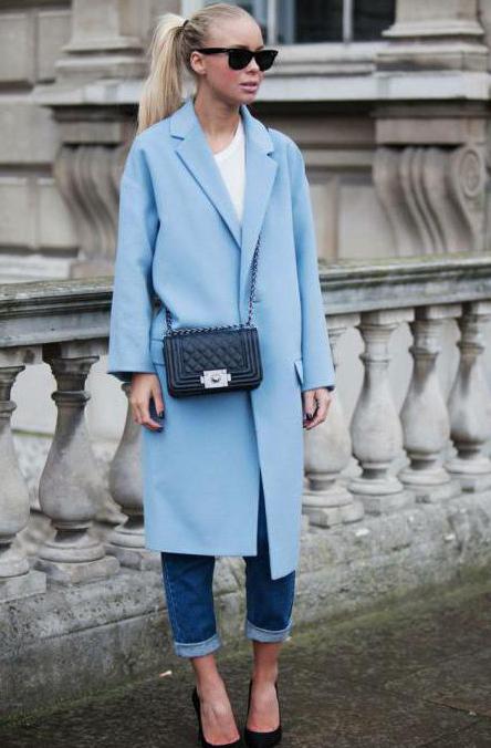 How to wear a blue and gray coat