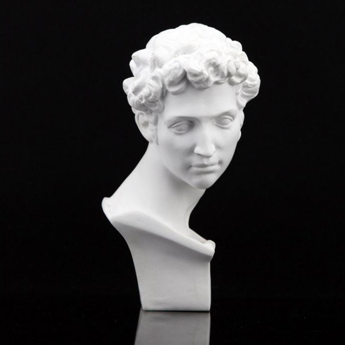 plaster bust