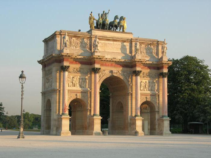 Arch on Carruzel Square: photos