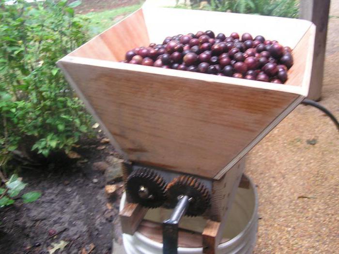 дробилка механическая для винограда