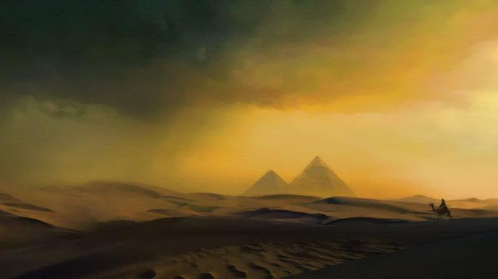 sandstorms in Egypt