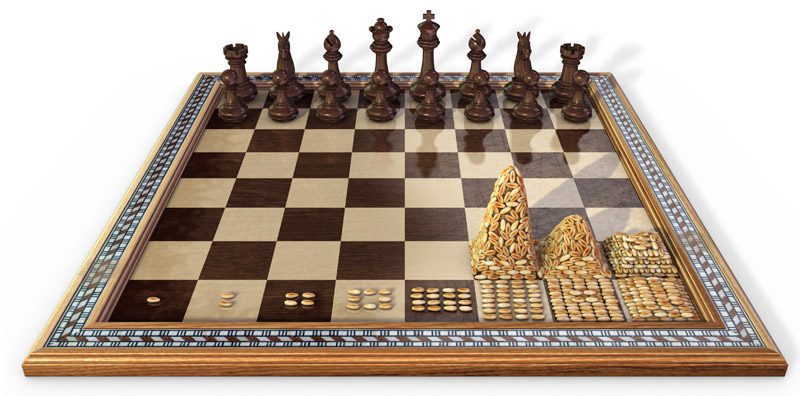 Легенда про шахматную доску