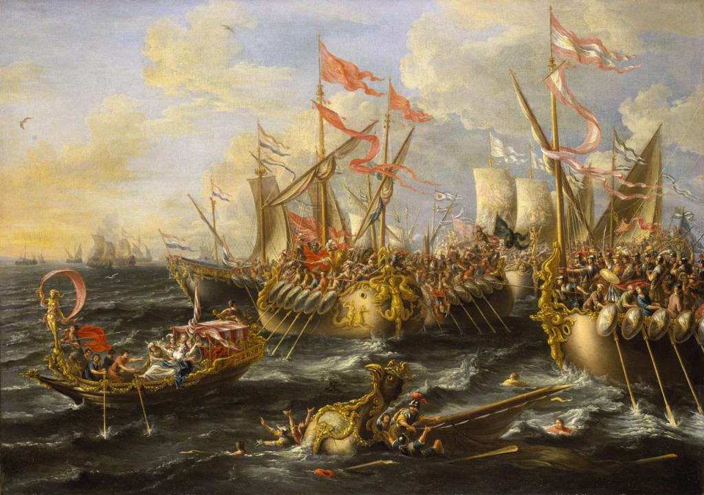 Битва военно-морских кораблей за Актиум