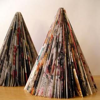 как делать новогоднюю елку из бумаги