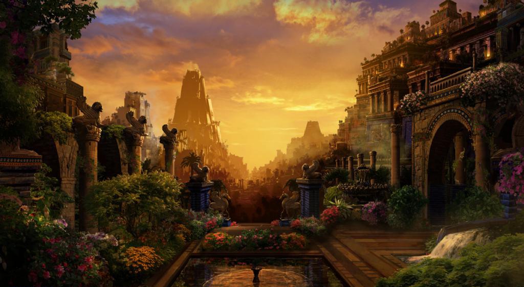 the hanging gardens of Babylon seven wonders