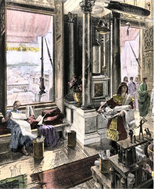 библиотека в александрии египетской