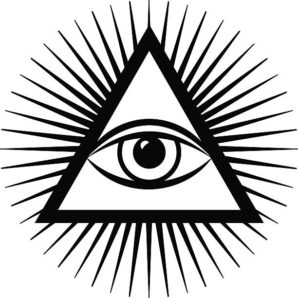 эскиз тату пирамида с глазом