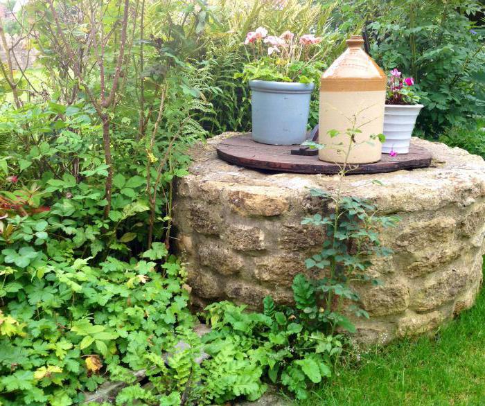 Arrangement of a well in a summer cottage