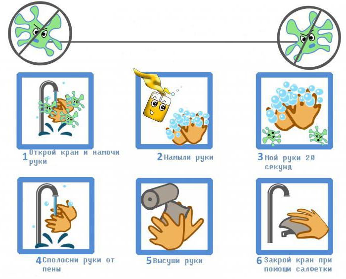 алгоритм правильно моем руки 