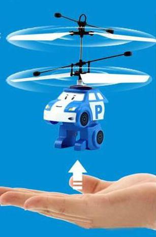 helicopter robocar poly on the remote