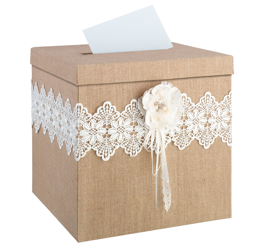 Beautiful box covered with fabric