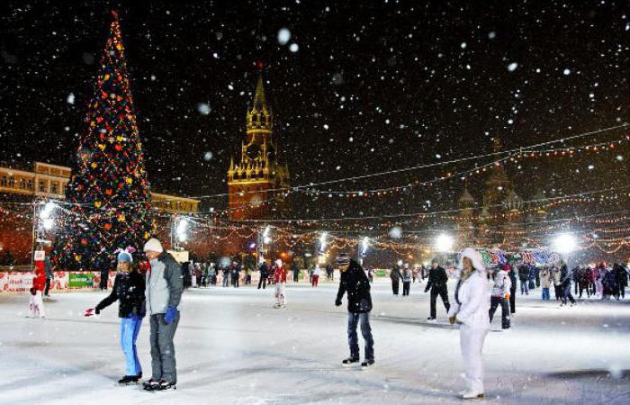 where to celebrate the new year in Moscow