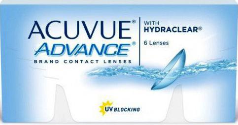 Контактные линзы Acuvue Advance with Hydraclear