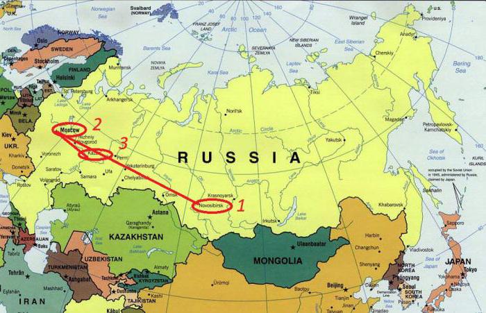 how much to fly from Novosibirsk to Moscow