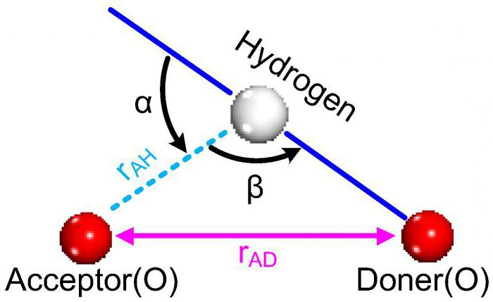 водородная связь примеры