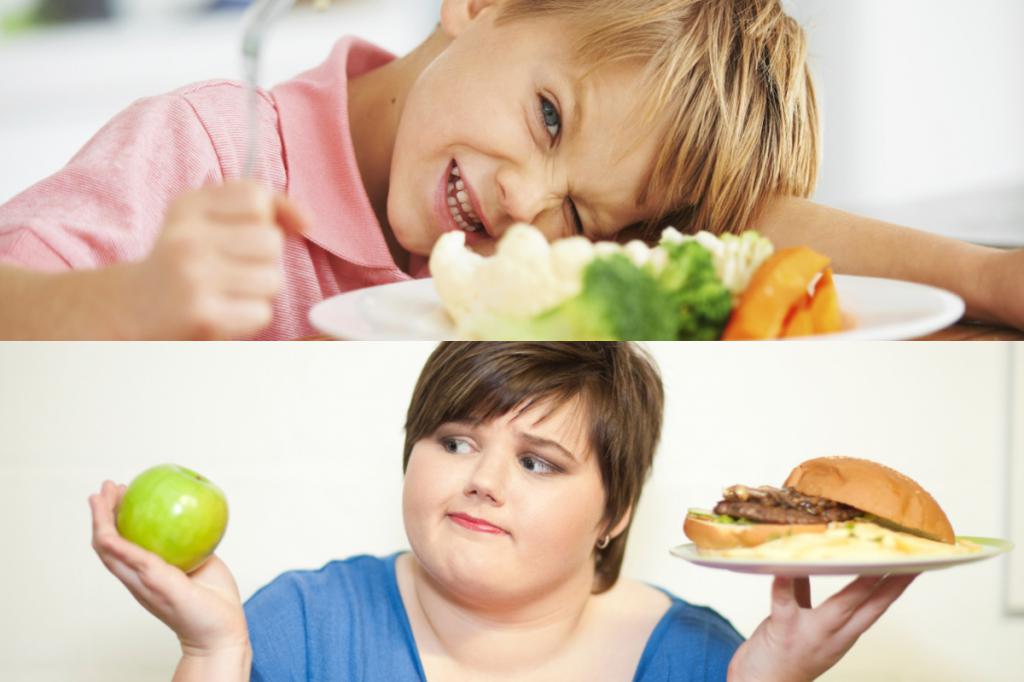 Diet for children with obesity