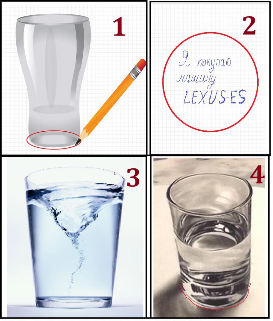 Исполнение желания с помощью стакана воды