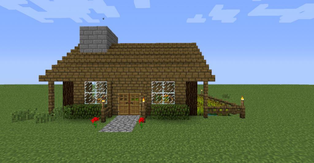 Как построить маленький дом в "Майнкрафте"