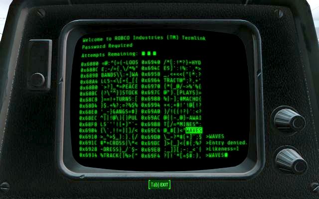 How to hack terminals in Fallout 4