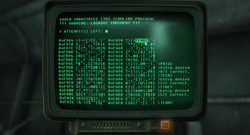 How to hack terminals in Fallout 4