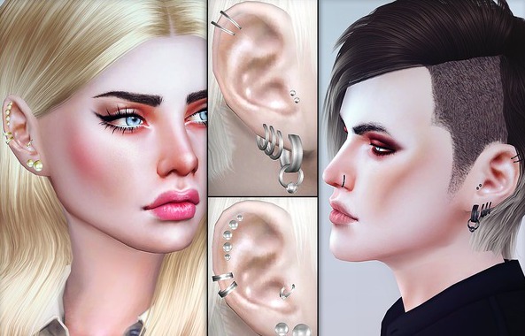 Piercing in the Sims 4