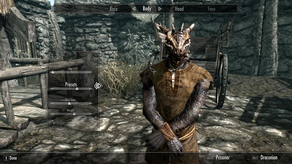 How to change the race in Skyrim