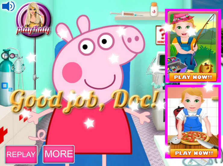 The game "Peppa Pig: Hospital"