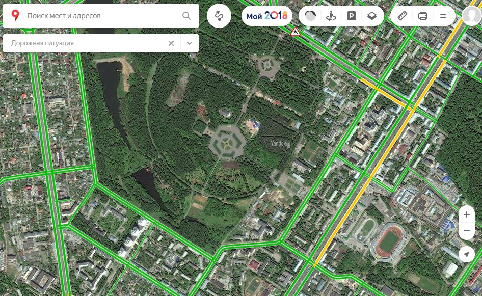 Как перевернуть карту в "Яндекс.Карты"