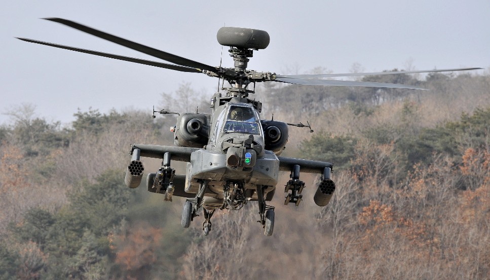 Apache helicopter model