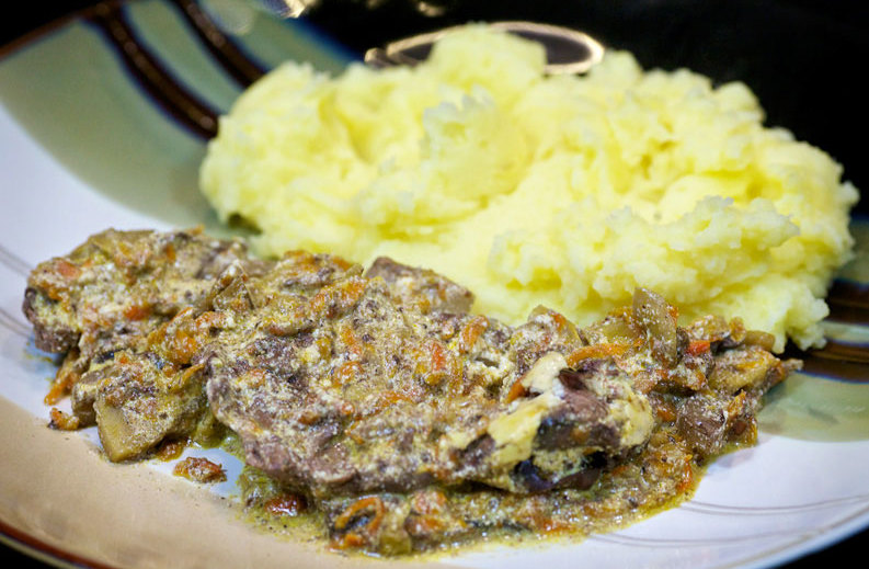 Mashed Chicken Liver