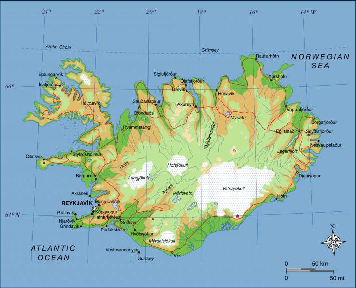 какая площадь исландии