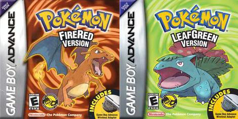 pokemon leaf green pokemons